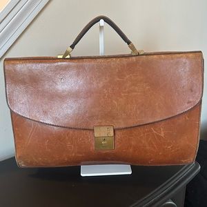 F Clegg Vintage Leather Briefcase